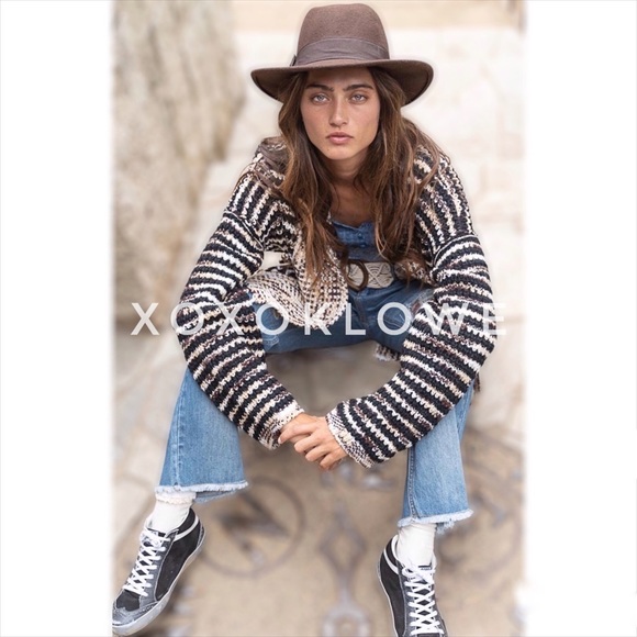 POL Brown & Tan Open Front Cardigan Tassel Fringe Relaxed Fit - Picture 4 of 11